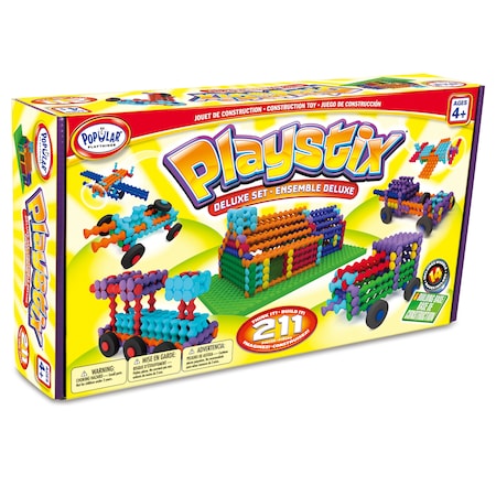 Popular Playthings Playstix 211-Piece Deluxe Set PPY90001